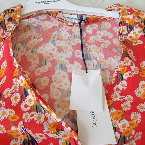 La Petite Francaise Ressource Front Pocket Ruffle Floral Dress - Picture 8 of 11